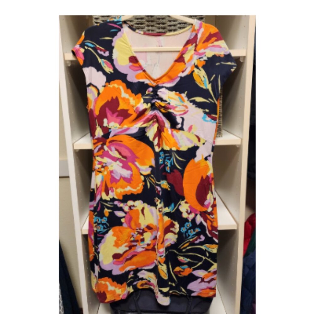 Title Nine Diamalete Dress | Bright Multicolors | Size Large